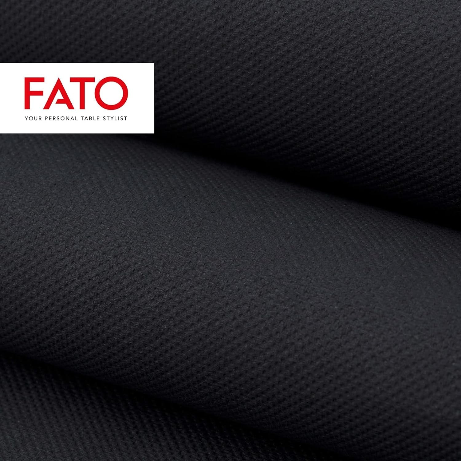 Weichheit und Weichheit, Einweg-Papiertücher, 40 Stück, Taschentücher, Größe 38 x 38, gefaltet, 4, 2-lagig, schwarze Farbe, 100 % reines Zellulosepapier, FSC-zertifiziert (2 Stück)