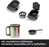 Akku-Espressomaschine Einhell TE-CF 18 Li-Solo Power X-Change (18 V, 240 ml Wassertank, für Filterkaffee und Kaffeekapseln, Tragegriff, inkl. Kaffeebecher mit Deckel, ohne Akku)