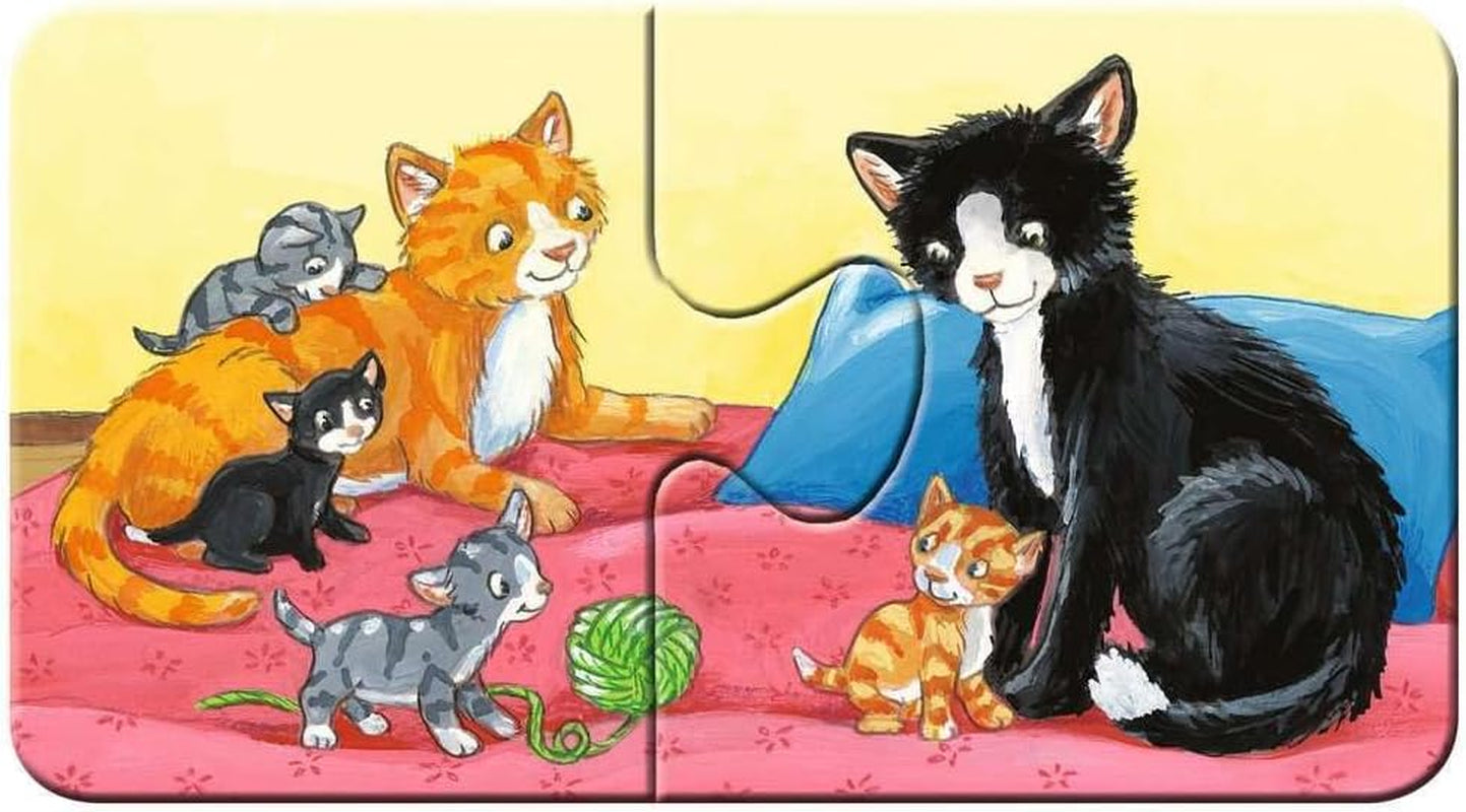 Ravensburger Puzzle für Kinder – 05072 Bauernhoftierfamilien – Mein erstes 9x2-Puzzle – Puzzle für 2-Jährige Puzzle Naty Shop
