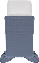 Italienische Bettwäsche CHIC Sommersteppdecke, Mikrofaser, EINZELN 170X250Cm, braun Steppdecken und Steppdecken Naty Shop Blue Single 170X250Cm