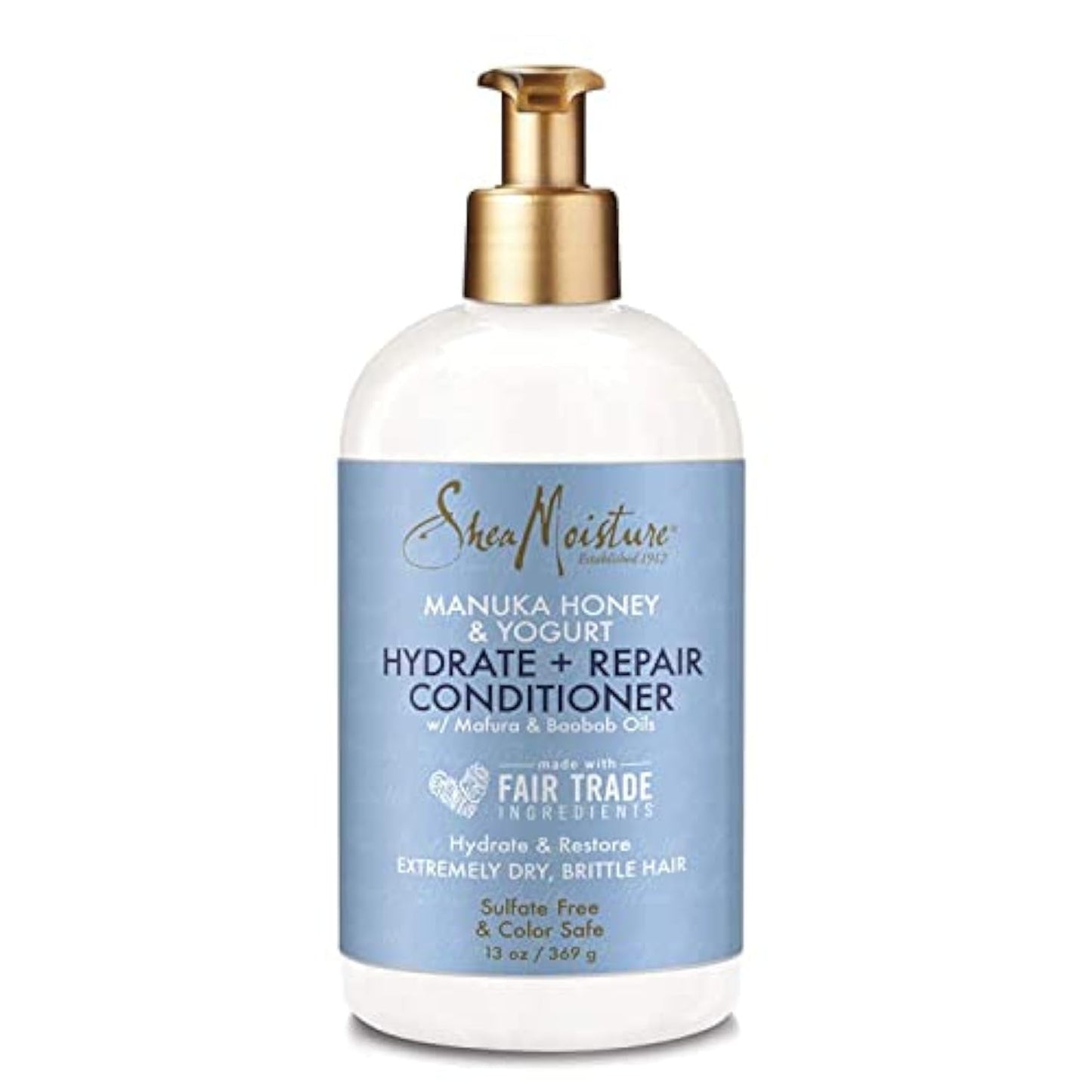 Sheamoisture Hydrate & Repair, Conditioner für extrem trockenes und sprödes Haar, Manuka-Honig und Joghurt Sheamoisture Haarpflege 369 Gramm