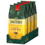 Jacobs Expert Roast Cafe Crema Gold, Kaffee ganze Bohnen (4 x 1 kg)