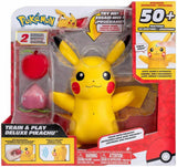 Pokémon PKW3330 – Deluxe My Partner Pikachu, offizielles Pikachu mit Licht, Sound und Bewegung. Actionfiguren Naty Shop