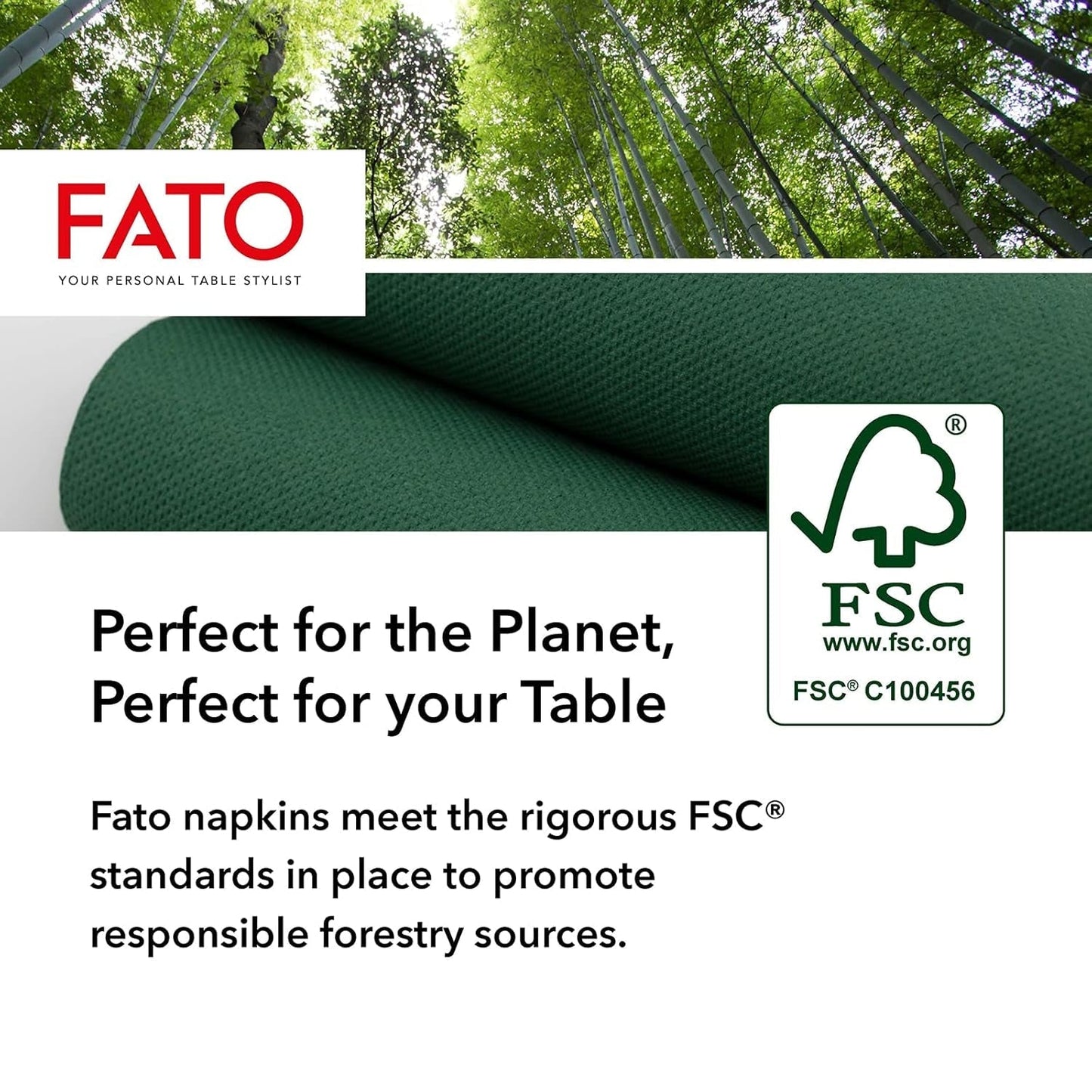 , weiche und zarte Einweg-Papierservietten, 40 Stück, Serviettengröße 38 x 38, in 4 gefaltet, 2 Schichten, weiße Farbe, 100 % reines Zellulosepapier, FSC-Zertifikate (3er-Pack)