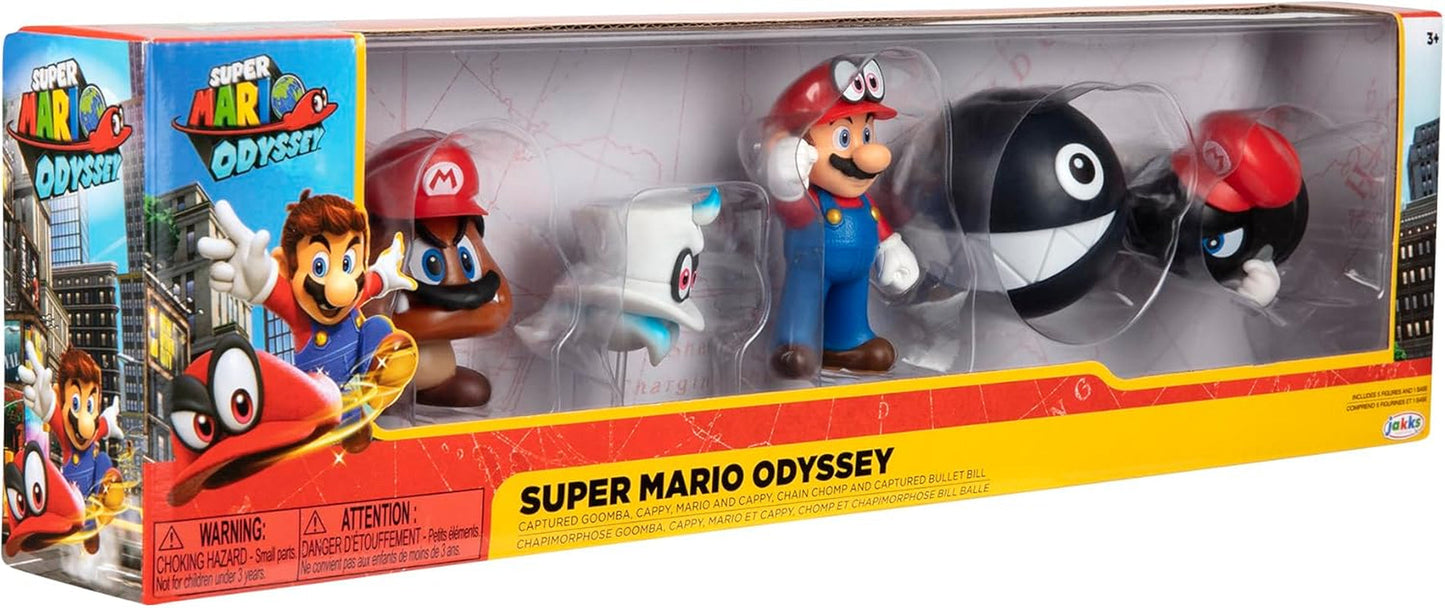 Ksruee Super Mario Mario Odyssey 5,6 cm Pack Actionfiguren Naty Shop