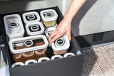 ZWILLING FRESH & SAVE CUBE Box, Größe 2M, modulare und stapelbare Aufbewahrungsbox, hermetische und entleerbare Aufbewahrung, spülmaschinenfest, transparente Frischhalteboxen Naty Shop
