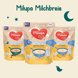 Milchbrei Milupa Gentle Start – Cerealien für Babys ohne Gluten, ohne Palmöl – Ohne Konservierungs- und Farbstoffe – Ab 5 Monaten – 4 x 400 g