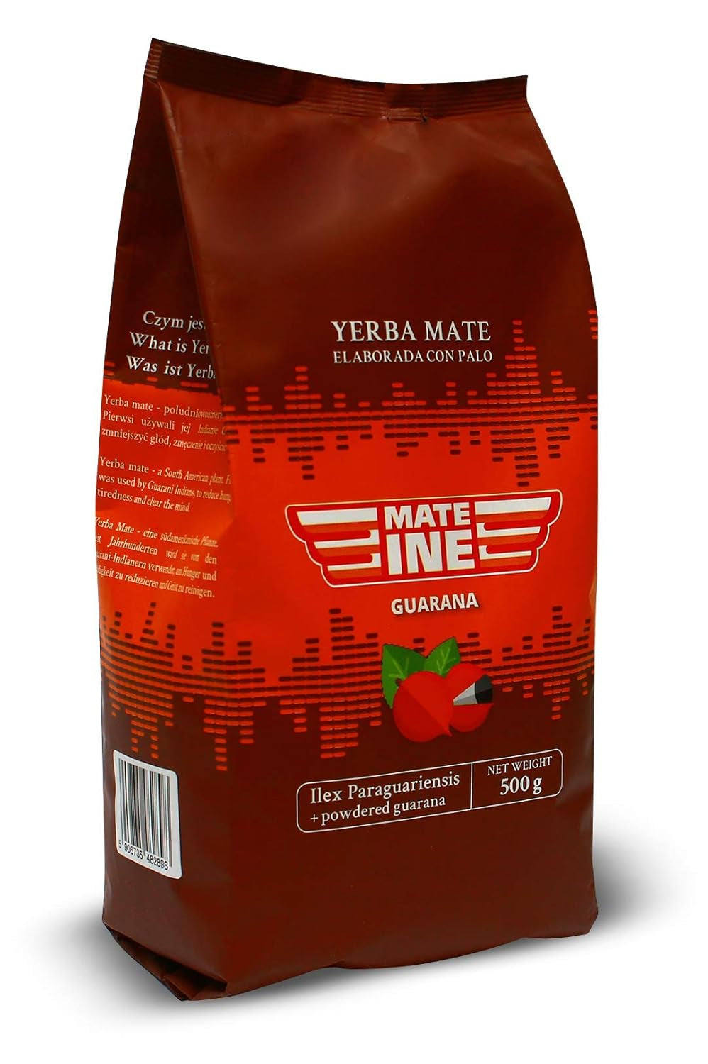 Mate Yerba Mate Tee mit Guarana, neutral, 500 g