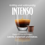 Caffè Vergnano 1882 – Èspresso Kompostierbare Kaffeekapseln, kompatibel mit Nespresso, Intenso (Intenso) – Packung enthält 100 Kapseln