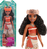 Mattel DISNEY Moana – bewegliche Modepuppe mit Glitzer-Outfit, abnehmbarem Stirnband und Halskette, für Kinder ab 3 Jahren, HPG68