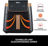 Ninja Heißluftfritteuse MAX PRO AF180EUCP, 6,2 Liter, ölfrei Naty Shop Appliances