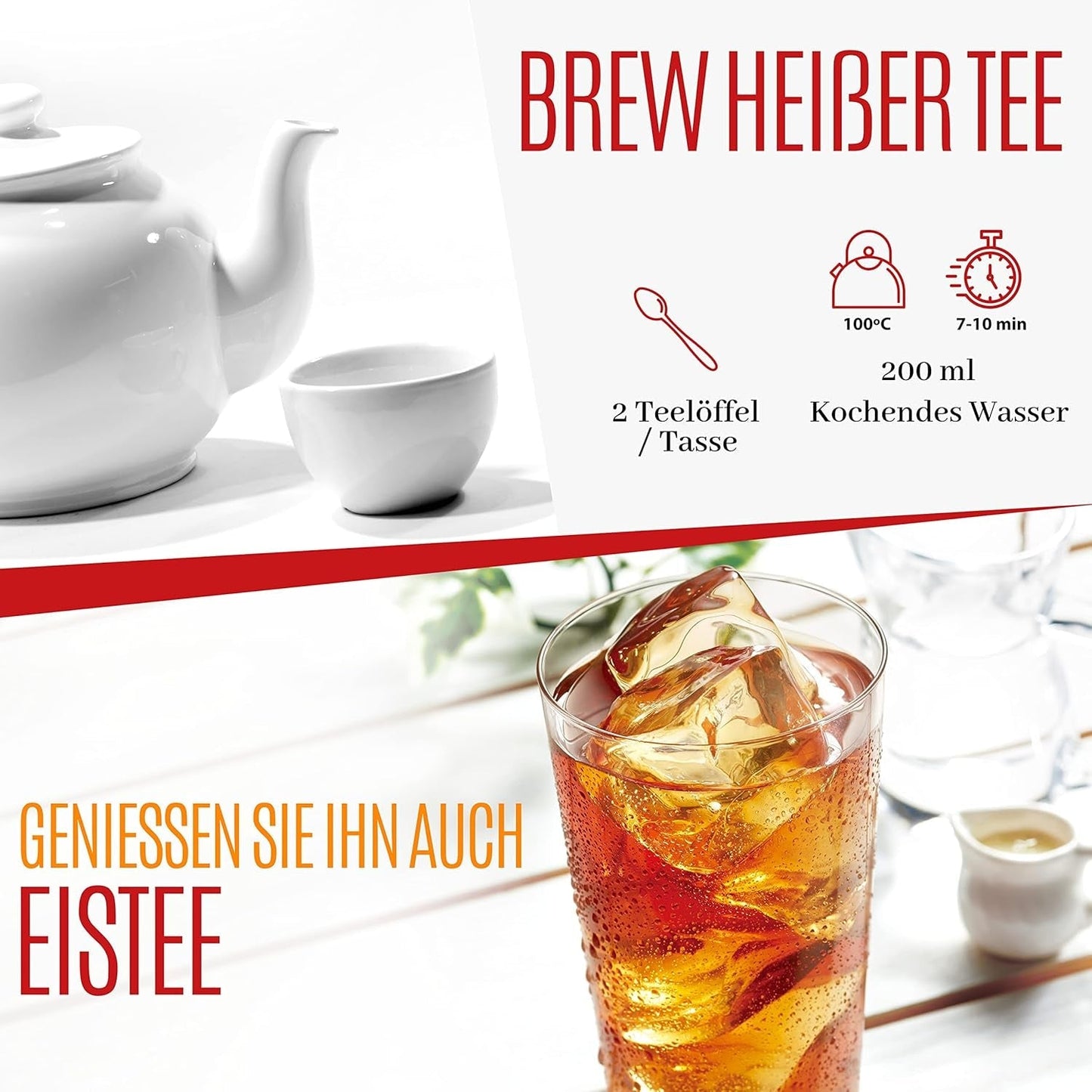 VITSTORM® BIO TEE Mom & Kids – Tee für Frauen und Stillende – Rooibos, Apfel, Fenchel, Zitronenmelisse, Alchemilla, Erdbeere – Entspannender Tee – Fruchtig und lecker – Koffeinfrei – Kräutertee 100 g
