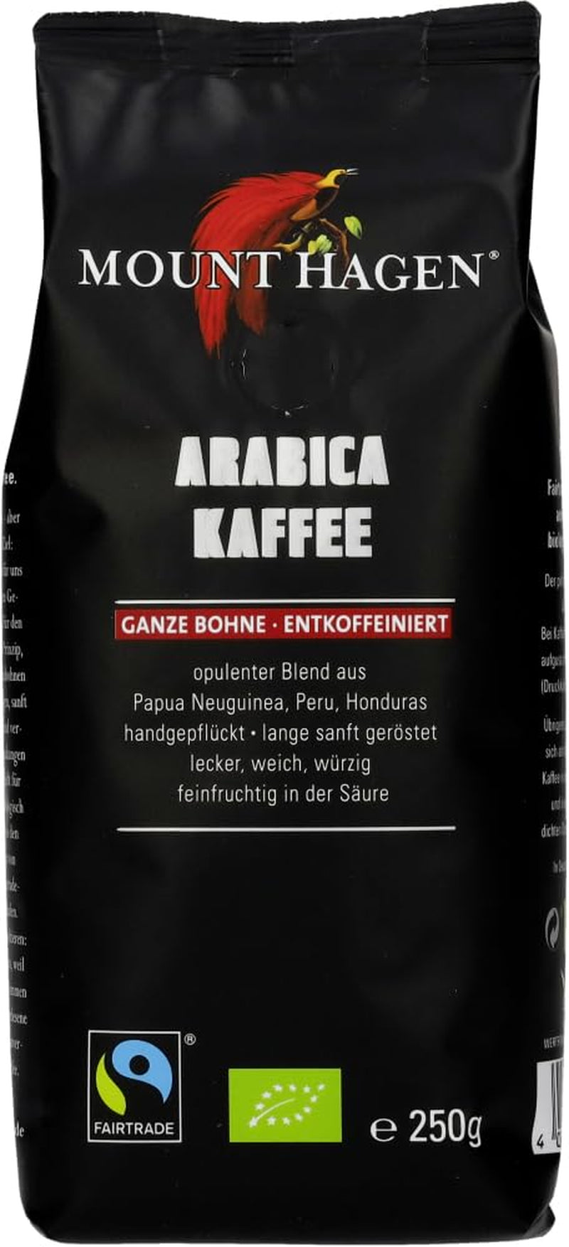 Geröstete entkoffeinierte Kaffeebohnen, 6 x 250 g