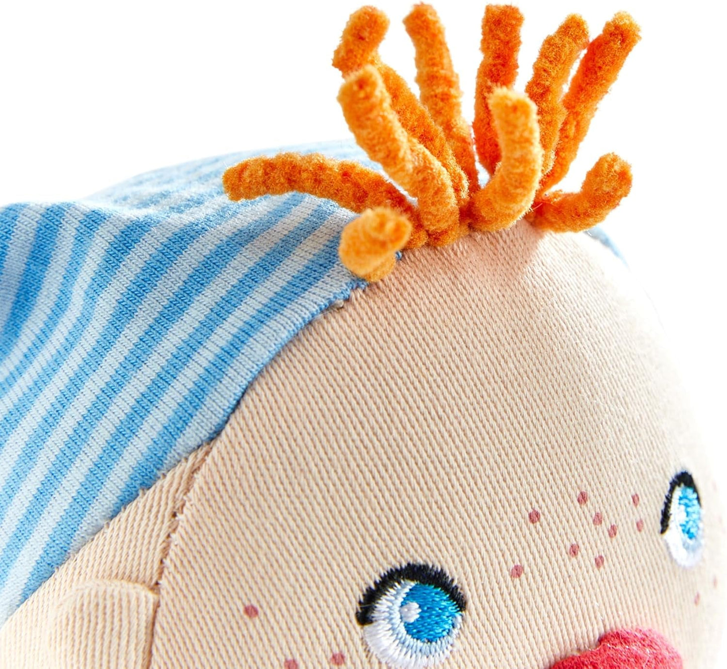 HABA Handpuppe Kasper – Ab 18 Monaten, Waschbar bei 30°C, Ideal für Puppen- und Rollenspiel, Puppentheater – 2011866001