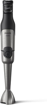 Philips 5000-Serie Stabmixer - 1200W Leistung. Promix-Technologie. LED-Geschwindigkeitsanzeiger. Stufenlose Geschwindigkeitseinstellung. Kompaktes Design. Leicht Zu Reinigen. Schwarz (HR2681/00) Kitchen Naty Shop Standmixer