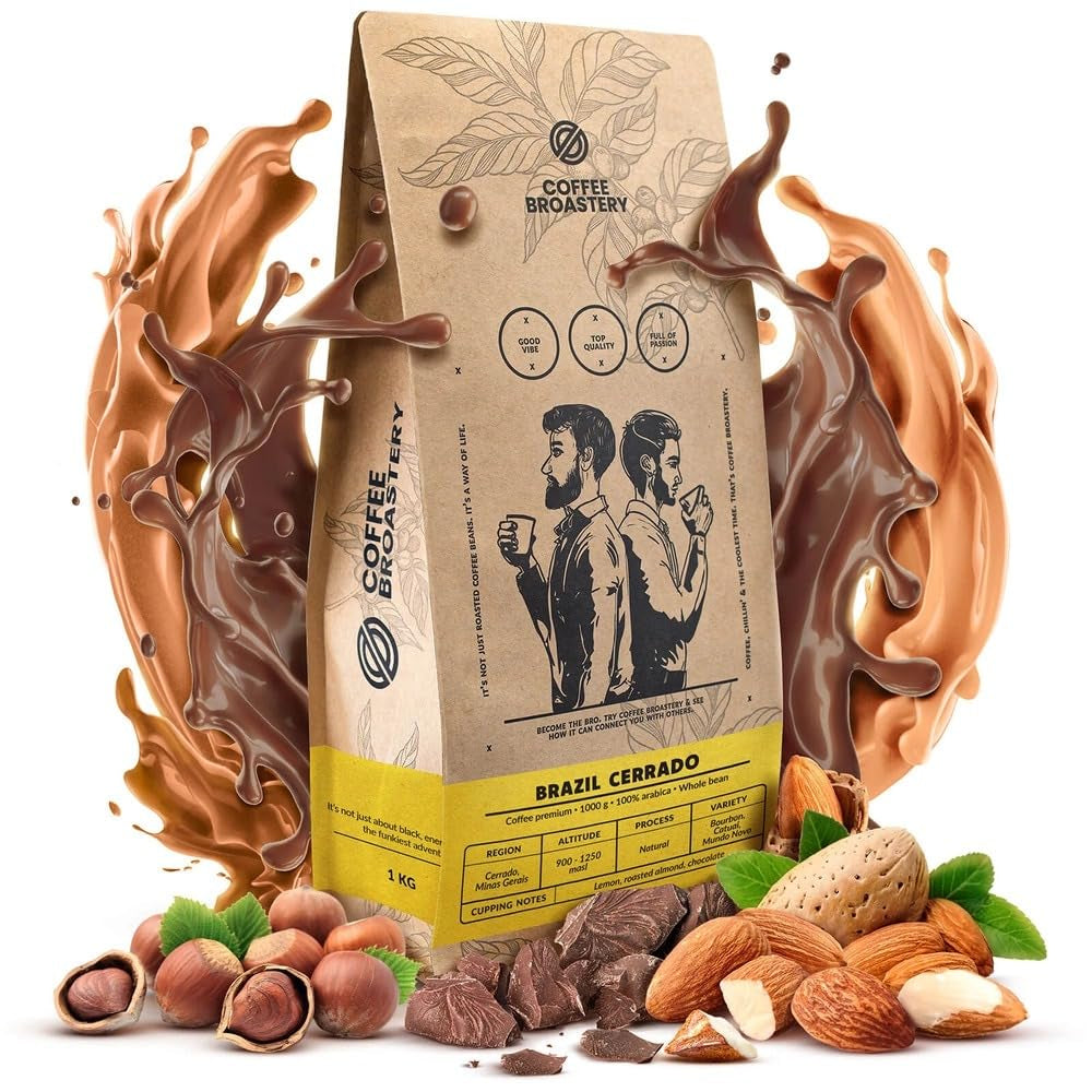 Satz Kaffeebohnen 3x1kg 3000g | Brasilien Guaxupe | Brasilien Mogiana | Brasilien Cerrado | Brasilien | Spezialkaffee | Frisch frittiert