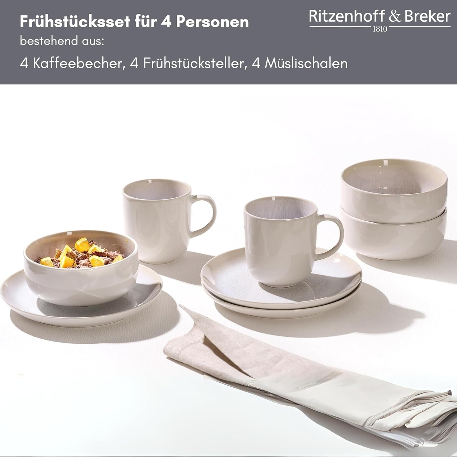 Ritzenhoff & Breker Laredo Frühstücksset, 12-teilig - DS