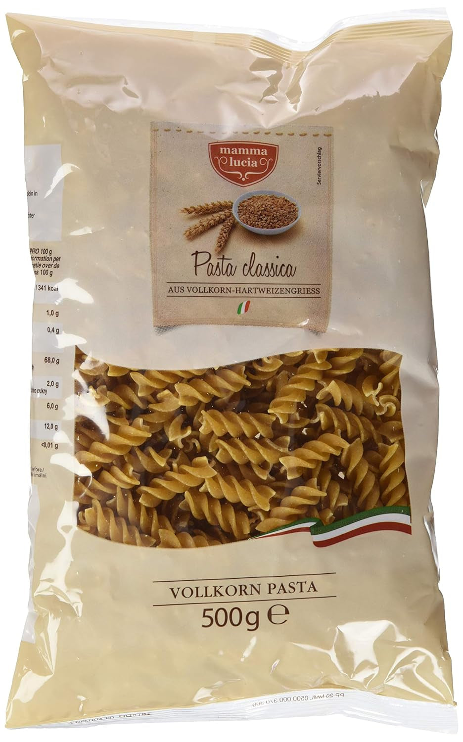Vollkorn-Spiralnudeln, 500 g