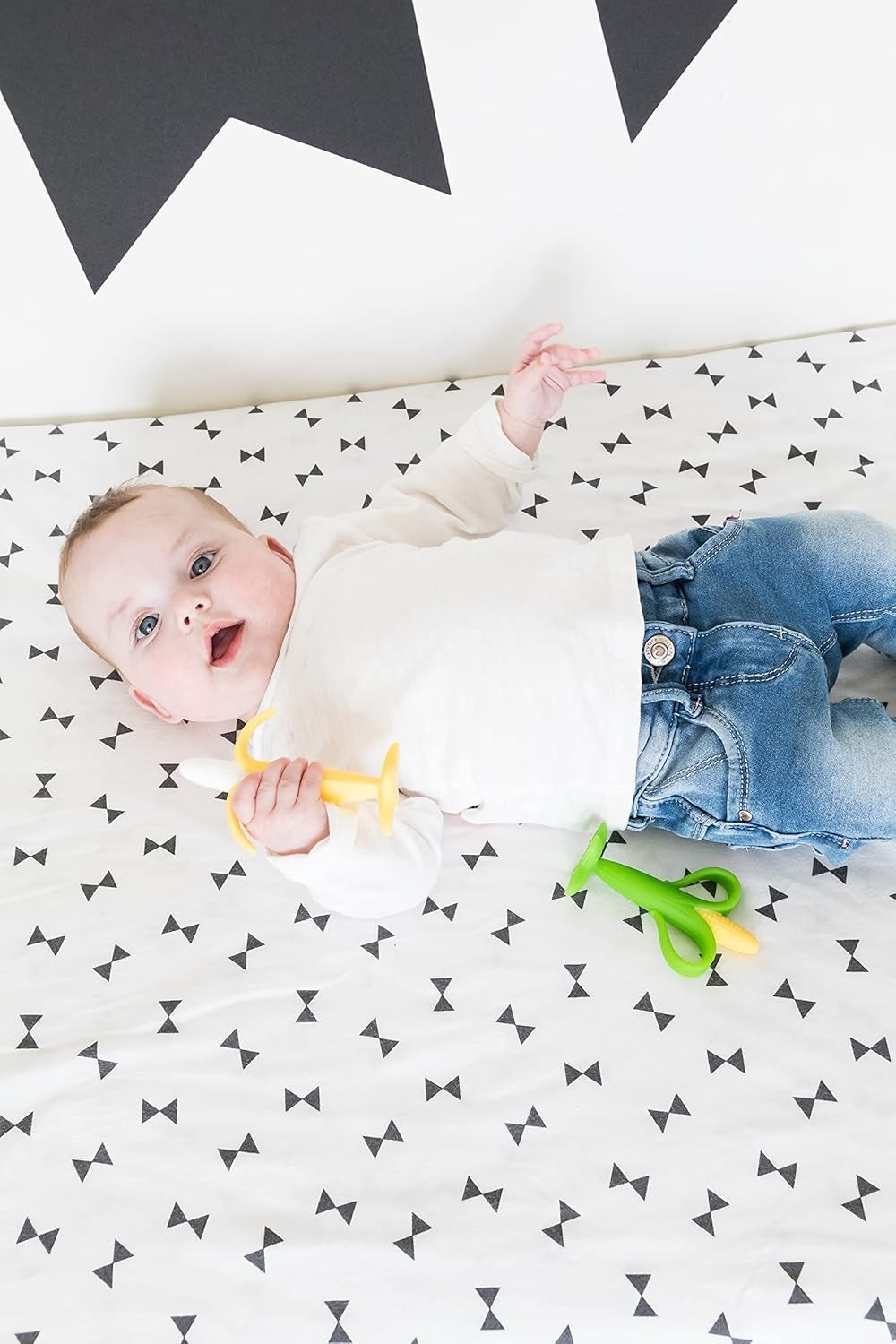 Nuby - Zahnungshilfe für Maiskolben - 3M+, Mehrfarbig