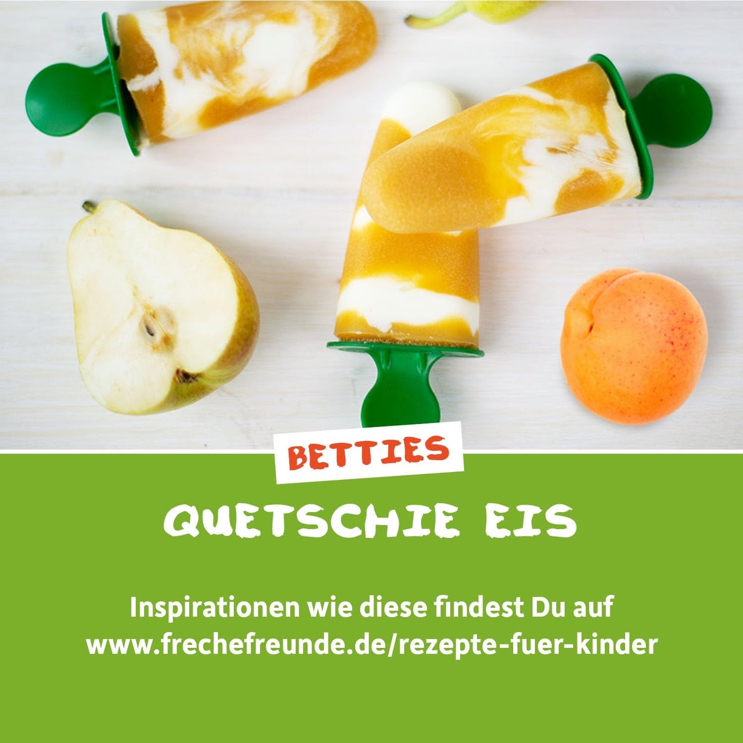 FRECHE FREUNDE Bio-Fruchtbeutel zum Quetschen, Apfel, Zimt, Birne, Reis, Dinkel, Fruchtpüree mit Müsli, für Babys ab 6 Monaten, vegan, 6er-Pack (6 x 100 g)