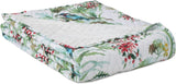 Ameliahome Tagesdecke Tagesdecke 260 x 280 cm, doppelseitig, pflegeleicht, Steppung, Pflanzenmuster, Vogelmuster, mehrfarbig, Eisvogel, Betten und Decken. Besuchen Sie den AmeliaHome-Store