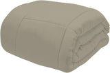 Italienische Bettwäsche, Winterdecke, Taupe/Creme, 250 x 200 cm. Steppdecken und Steppdecken Naty Shop