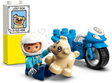LEGO 10967 DUPLO Polizeimotorrad, Polizeispielzeug für Kleinkinder ab 2 Jahren, Ideales Spielzeug für die motorischen Fähigkeiten von Babys, Spielzeugmotorrad Bausets Besuchen Sie den LEGO-Store