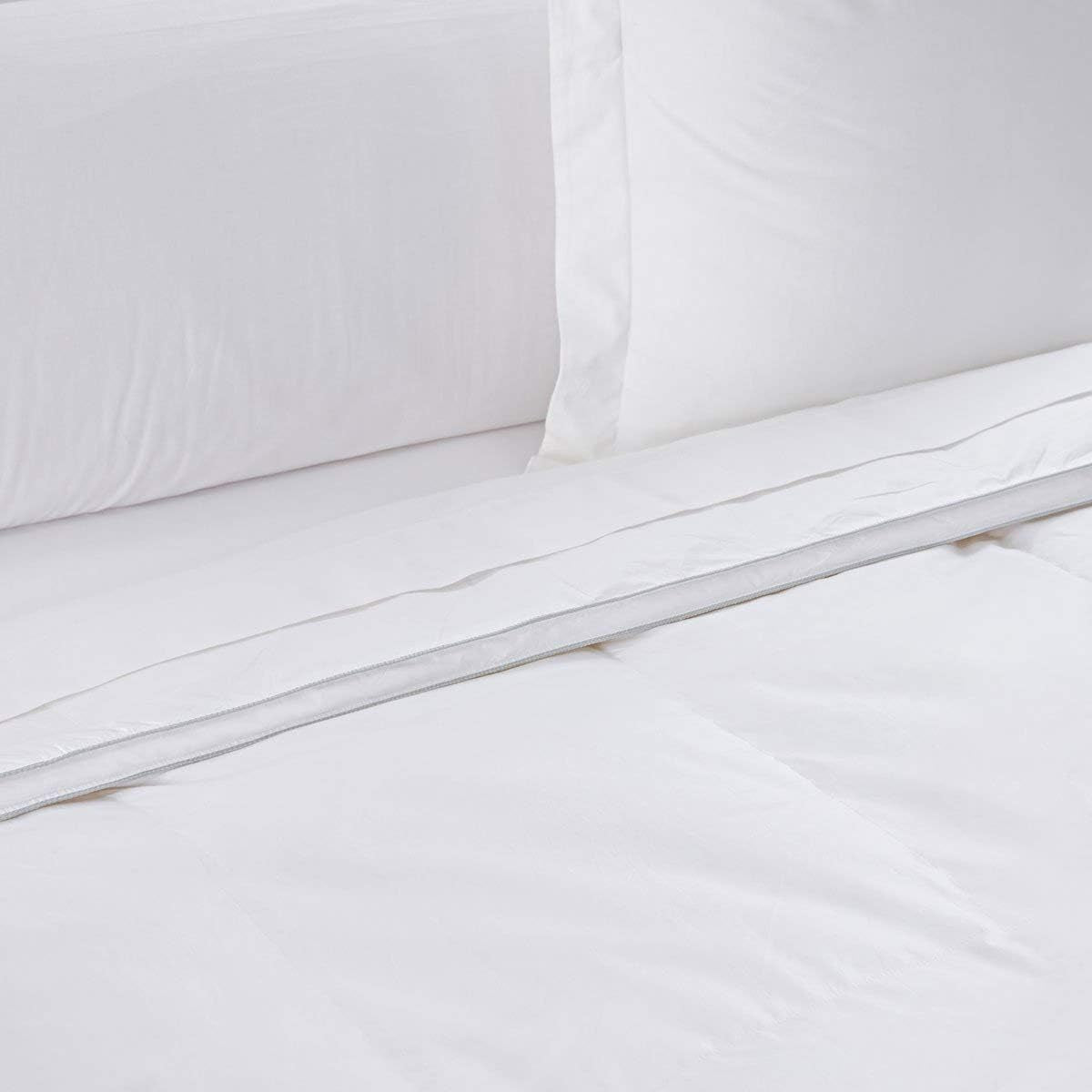 Platin, Gänsedaunen, 300 g/m², 240 x 220 cm, weiß (weiß) Bettdecken und Steppdecken Naty Shop