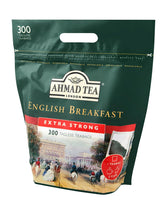 Ahmad Tea – Englisches Frühstück – Schwarzer Frühstückstee – Assam- und Ceylon-Tee – bandlose englische Teebeutel mit 2 g Tee pro Portion – große Packung mit 300 Teebeuteln (2 Stück)