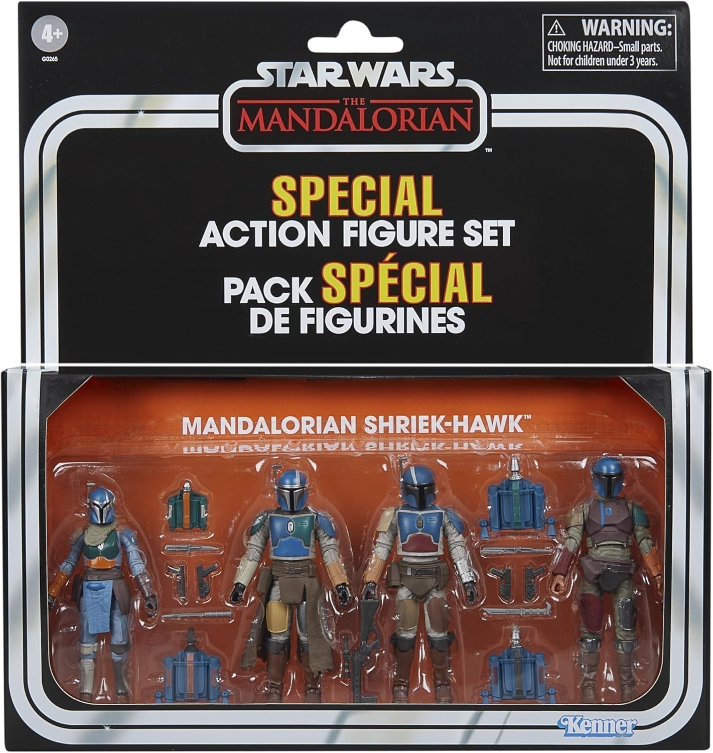 Star Wars Vintage Collection Mandalorian Shriek-Hawk, 4er-Pack Mandalorian, Maßstab 9,5 cm, Actionfiguren Naty Shop