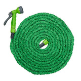 Kinzo Flexibler Gartenschlauch 20 m – inkl. Schlauch Schlauchzubehör – Flexibler Schlauch mit Sprühkopf mit 7 Sprühpositionen – Kunststoff – Grün/Grau
