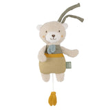 Fehn Spieluhr Baby Einschlafhilfe Schaf – Plüschtier mit Aufsatz – Einschlafhilfe Lied „Brahms Wiegenlied“ – Kinderspielzeug für Reisen und Zuhause – Musikspielzeug für Babys und Kinder Bebe Naty Shop Spielzeuge Die Natur des Bären