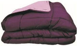 Couette CALGARY Chocolate/Corail 140 Bettdecken und Steppdecken Naty Shop 200X200X1 cm