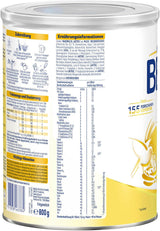 BEBA 2 - Folgemilch nach 6 Monaten, mit 5 HMO-Komplex, altersgerechter Proteingehalt, laktosefrei, palmölfrei, fischölfrei, Babynahrung, Babymilchpulver, 3er Pack (3 x 800g)
