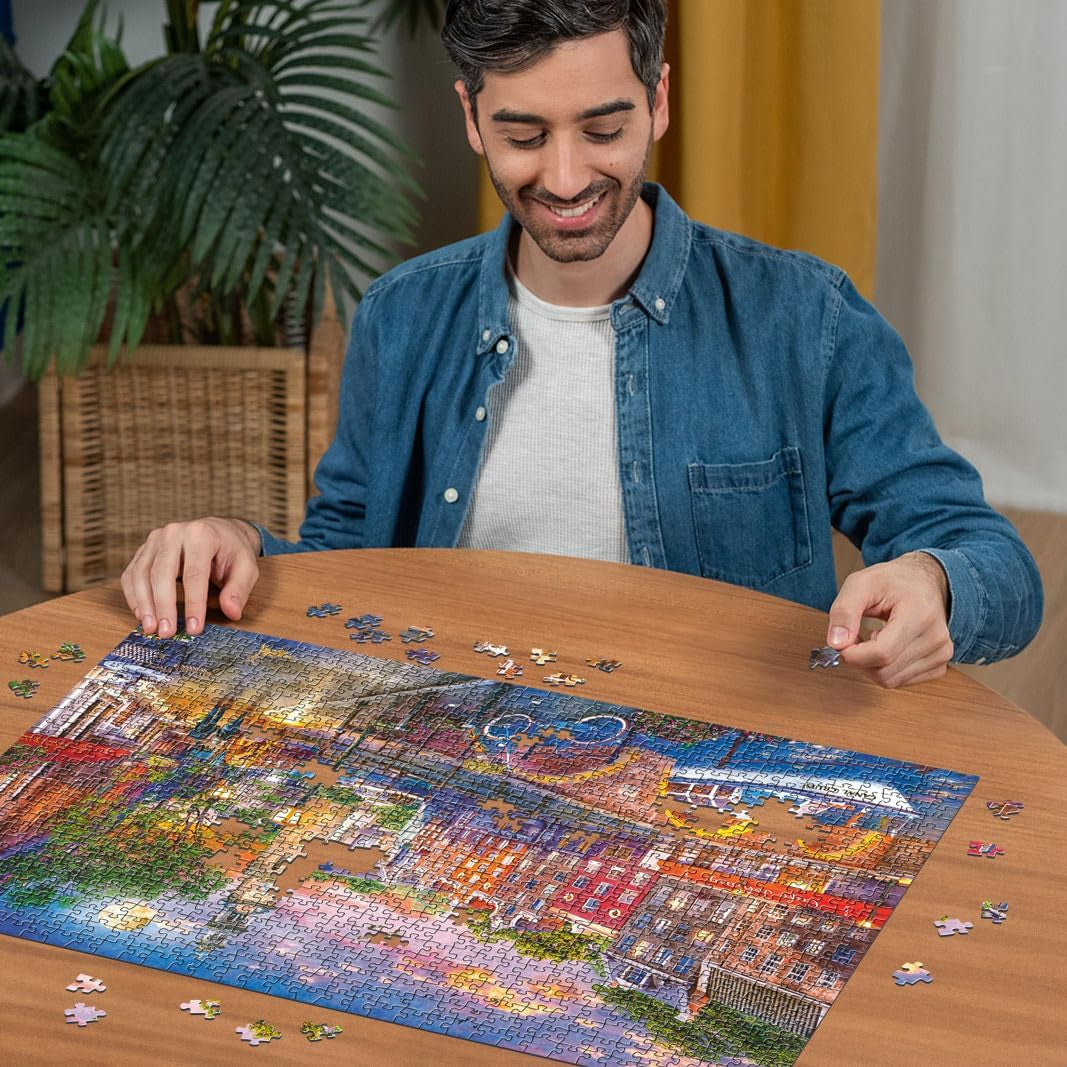 Ravensburger Puzzle 12000884 Sunset Amsterdam – 1000-teiliges Puzzle für Erwachsene ab 14 Jahren. Puzzle Naty Shop