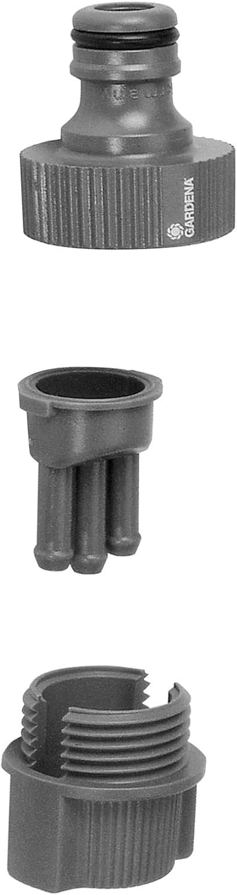 Gardena Sprinklerschlauch-Verbindungsset: Anschlussarmaturen für Anfang und Ende des Sprinklerschlauchs, Zubehör für Artikel (995, 996, 997, 1998, 1999), Original Gardena Systemteile (5316-20)