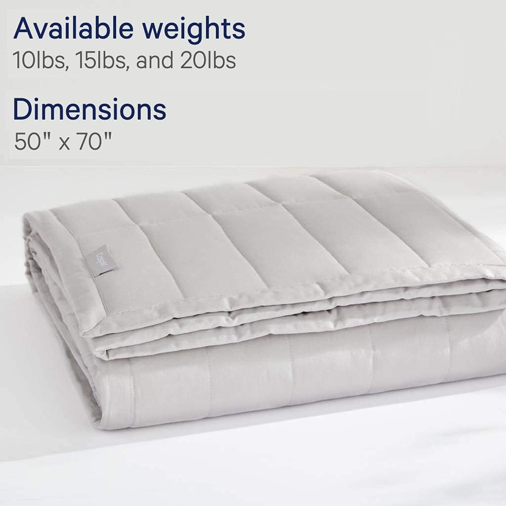 Casper Gewichtsdecke, 9 kg, grau Steppdecken und Steppdecken Naty Shop