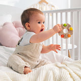 HABA 306692 – Fangspielzeug mit Kugelrad, Fangspielzeug ab 6 Monaten, Made in Germany, Buntes Bebe Toys Naty Shop