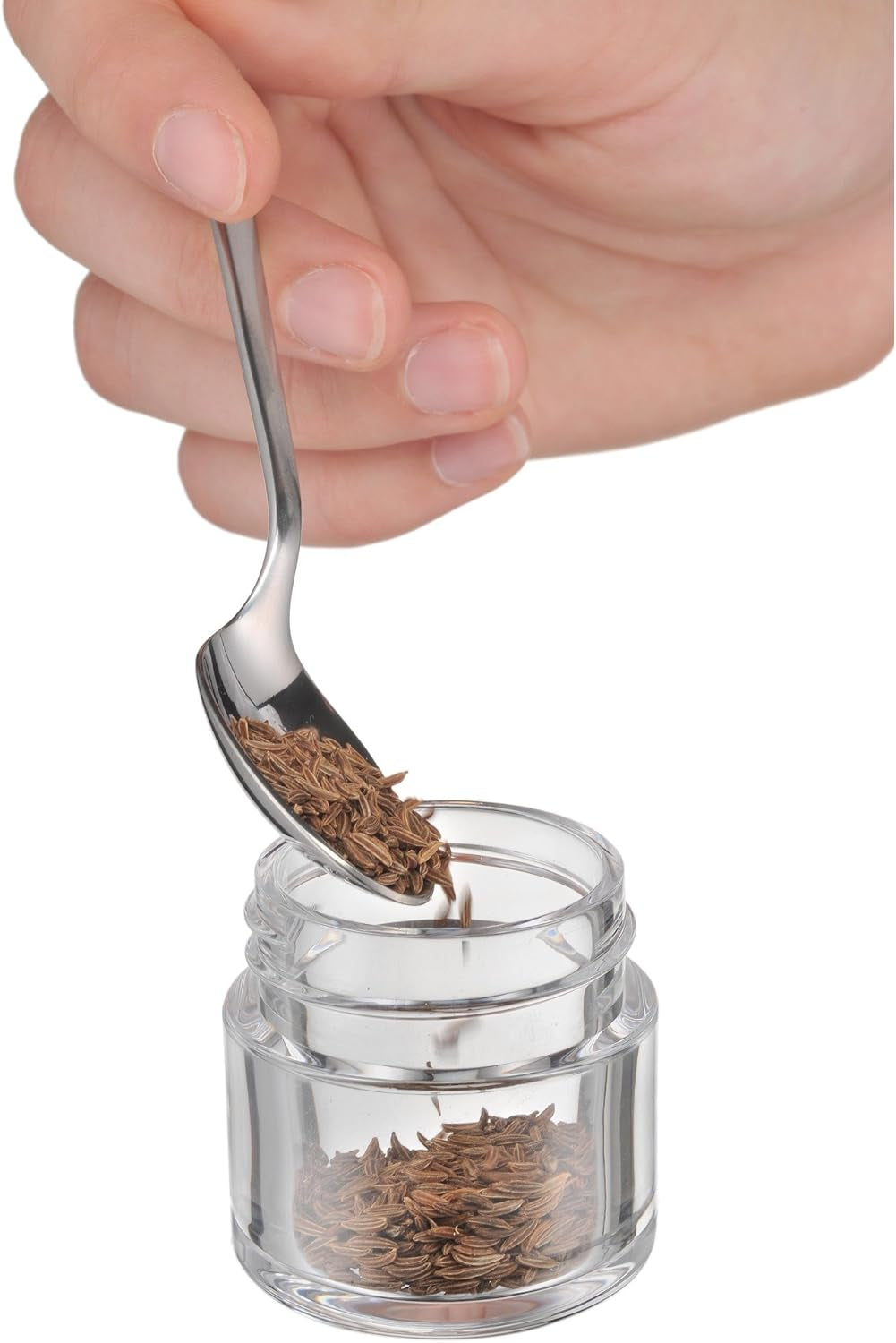 WMF Gourmet Gewürzmühle 10,5 cm, Edelstahl Cromargan Mühlen und Hobel Naty Shop
