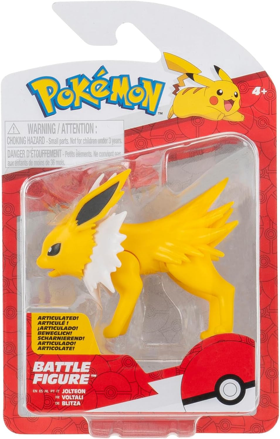 Pokémon PKW3574 – Kampffiguren-Paket – Blitza, offizielle detaillierte Figur, 7,5 cm Actionfiguren Naty Shop Standardtitel