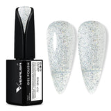 VENALISA Korallenorange UV-Nagellack, 15 ml, Gel-Nagellack für UV-Nagellampe, transparente Korallenorange-Gel-Nagellackmodelle für DIY-Nageldesign