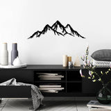Elegantes dekoratives Wandaccessoire aus schwarzem Metall, 70 x 22 cm | 100 % Metall (Stärke 1,5 mm) | Einfache Wandmontage | Perfekt für eine moderne Dekoration. Statuetten und Skulpturen Naty Shop Standardtitel