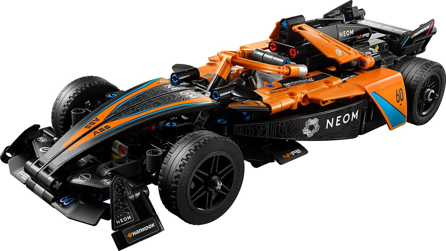 LEGO Technic NEOM Mclaren Formel-E-Rennwagen, Rennauto-Spielzeug für 9-jährige Jungen und Mädchen, Modellauto-Bausatz, Kinderzimmerdekoration, Geburtstagsgeschenkidee 42169 Bausets. Beuche den LEGO-Store