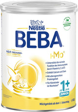 BEBA Junior 1+ Milchgetränk ab 1 Jahr, Mit HMO, Altersgerechter Proteingehalt, Nur Laktose, Ohne Palmöl, Ohne Fischöl, Kleinkindnahrung, Babymilchpulver, 3er Pack (3 x 800g)