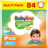 Windeln für empfindliche Babys, Größe 7, extra groß plus (+15 kg), 14 Stück