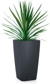 LECHUZA CUBICO Color 30 Schiefergrau 13138, 29,5x29,5x56,5 cm
