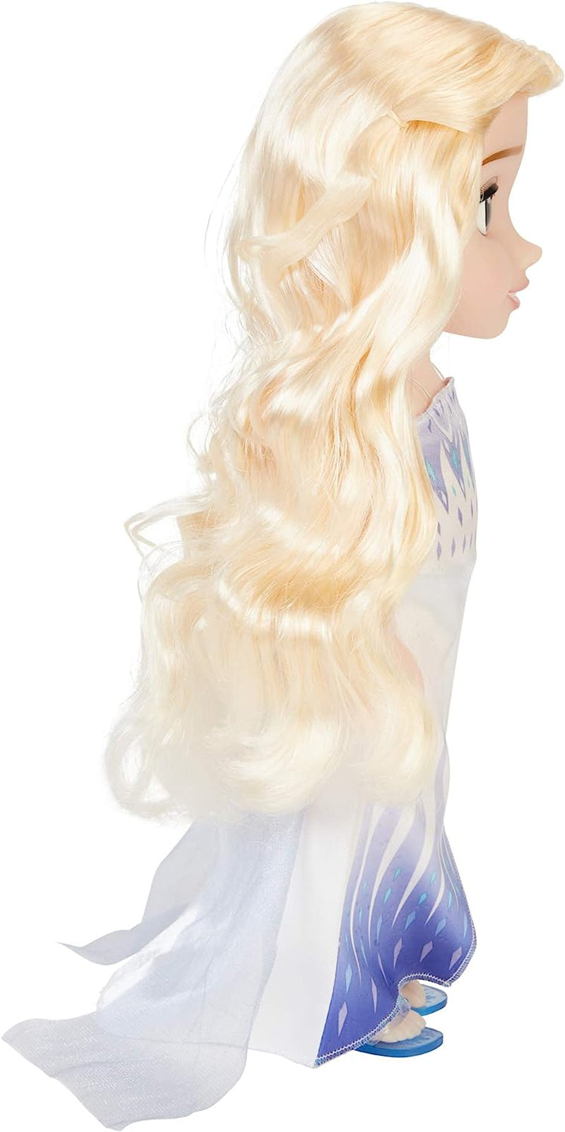 Disney Frozen 2 Elsa-Puppe – 35 cm große, bewegliche Puppe in ikonischem Modekleid und langen, wallenden Haaren für zusätzlichen Spaß, für Mädchen ab 3 Jahren, 214894