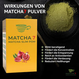 ® Ceremonial Matcha Powder X Granatapfel 100G [Unterstützt Gewichtsverlust und Stoffwechsel] – Grüner Tee für einen aktiven und gesunden Lebensstil – Grüner Tee ohne Zusatzstoffe (rein und natürlich)