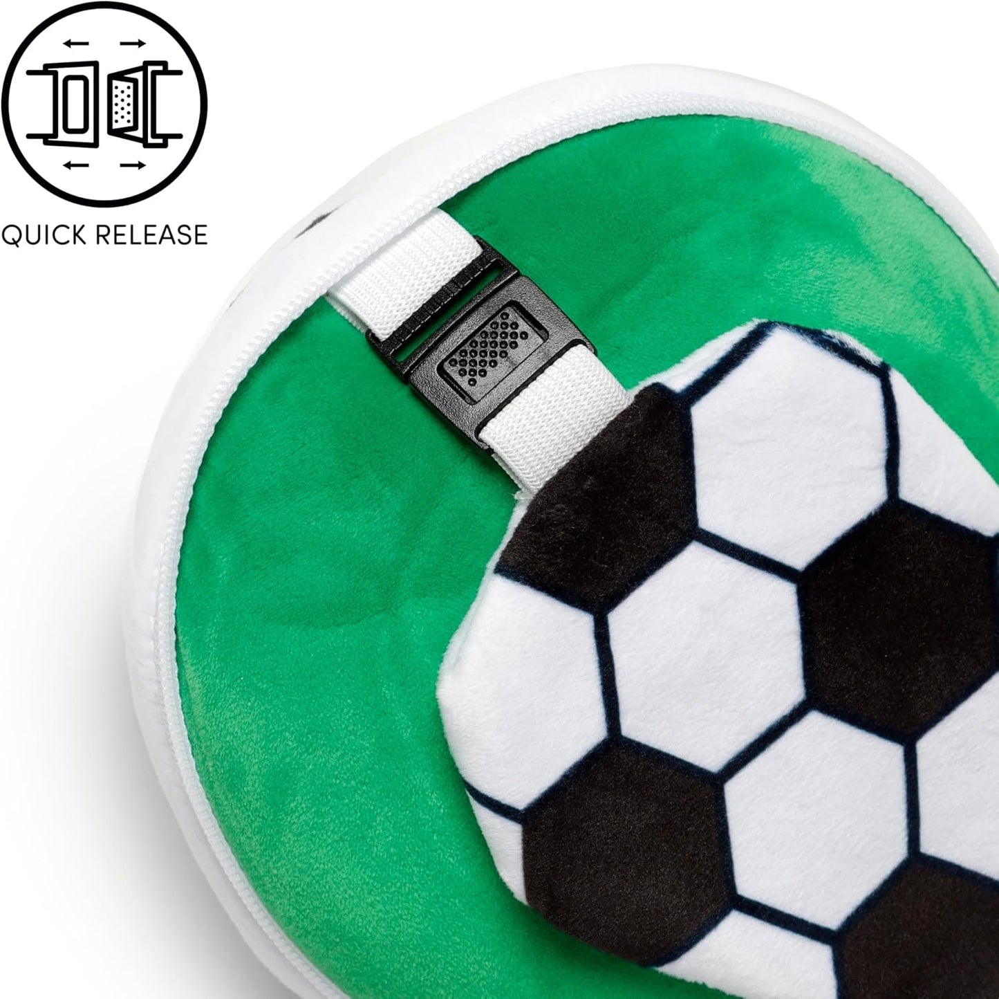 Reisekissen mit Maske Relaxeazzz - Fußball Reisekissen Naty Shop