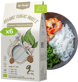 Elf-Family 270g x6er Box(12er Pack) Bio Konjak Nudeln Ultra Low Carb Shirataki Nudeln Vegan Glutenfrei-Instant Nudeln ohne Kohlenhydrate/Keto/Kalorienarme/Fettfrei/Zuckerfrei -Spaghetti MHD: 11.12.2026